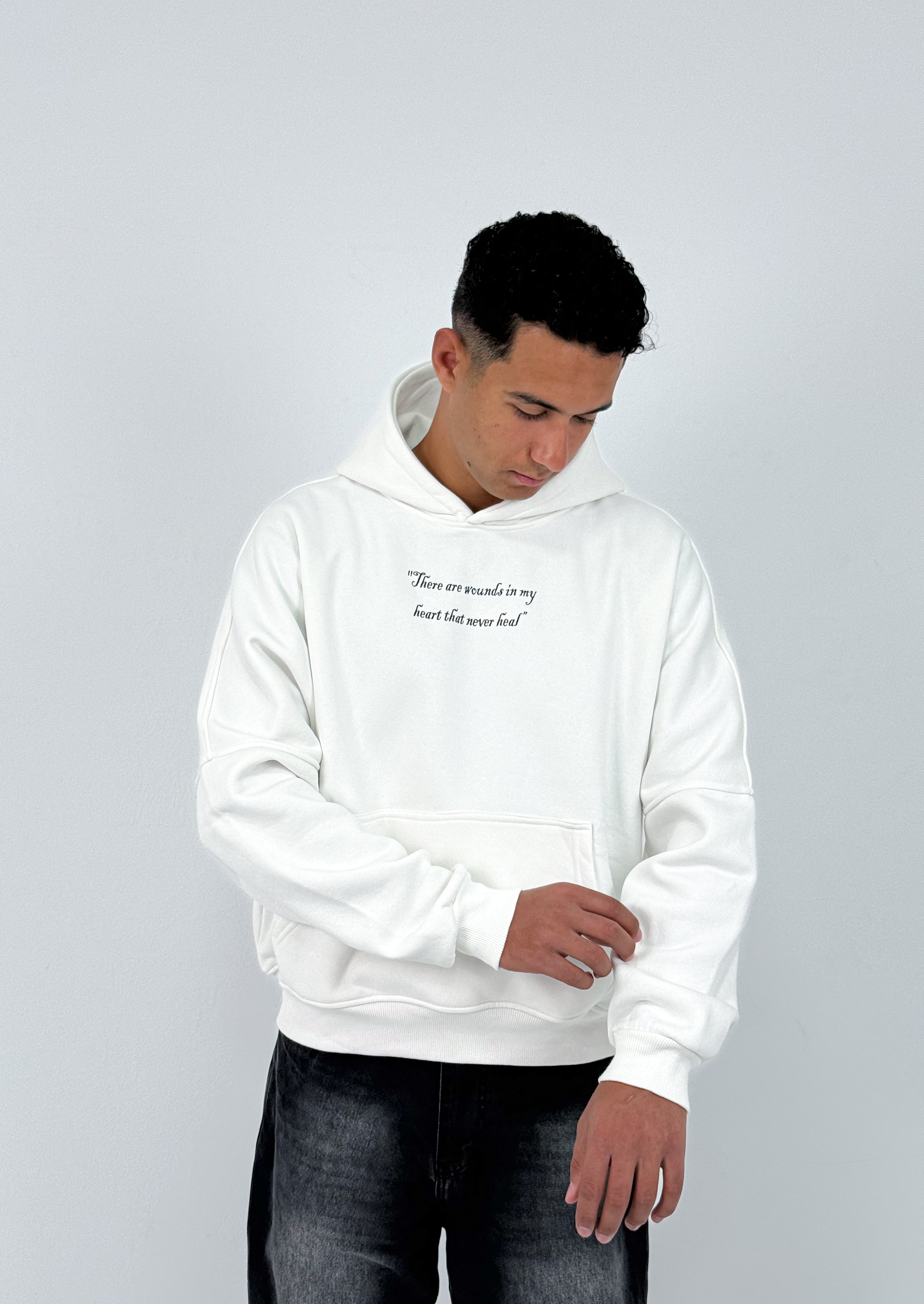 Wounded eyes Oversized Box Fit Hoodie