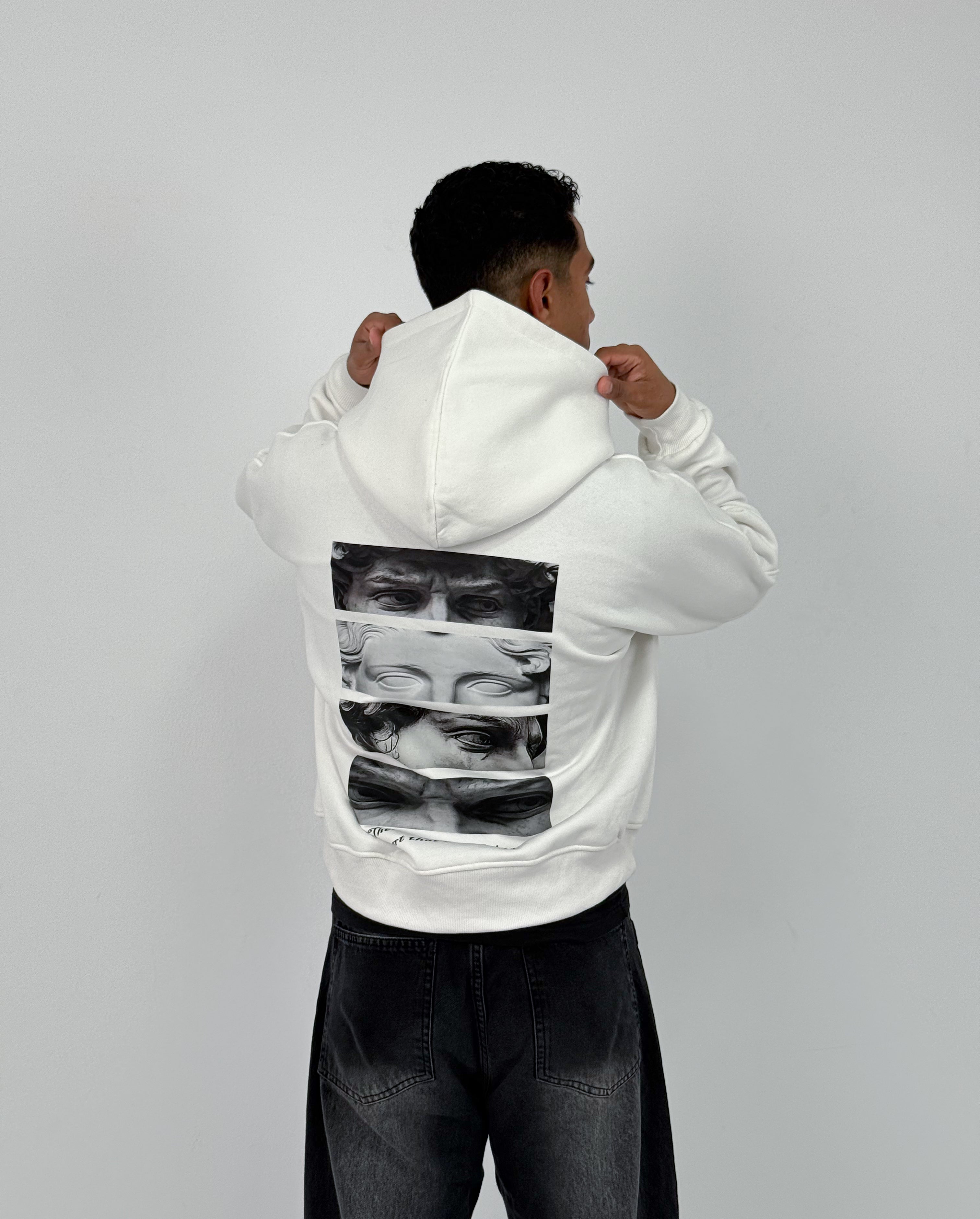 Wounded eyes Oversized Box Fit Hoodie