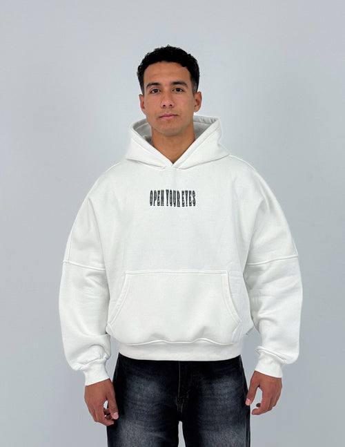 Open Your Eyes Oversized Box Fit Hoodie