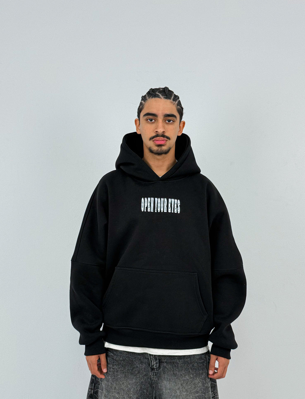 Open Your Eyes Oversized Box Fit Hoodie