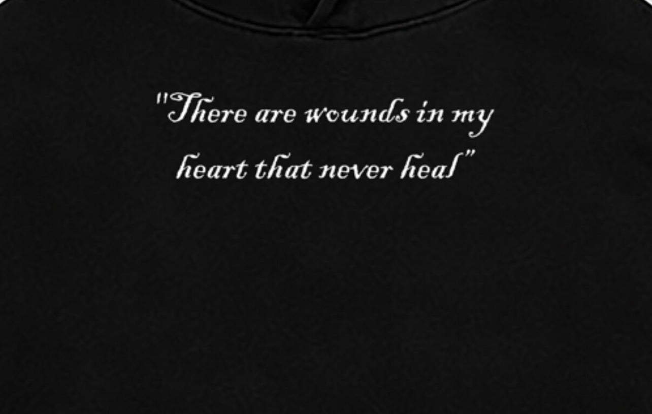 Wounded eyes Oversized Box Fit Hoodie