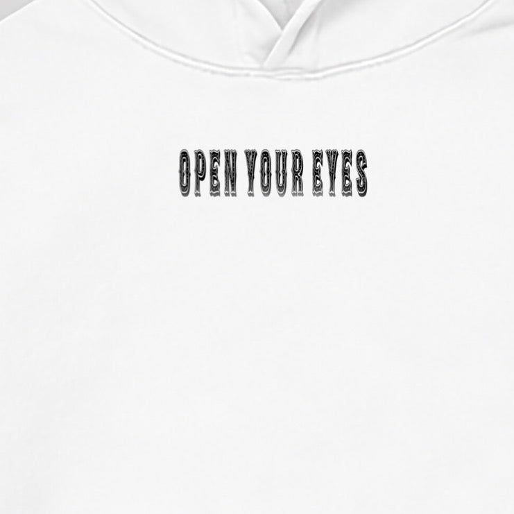 Open Your Eyes Oversized Box Fit Hoodie