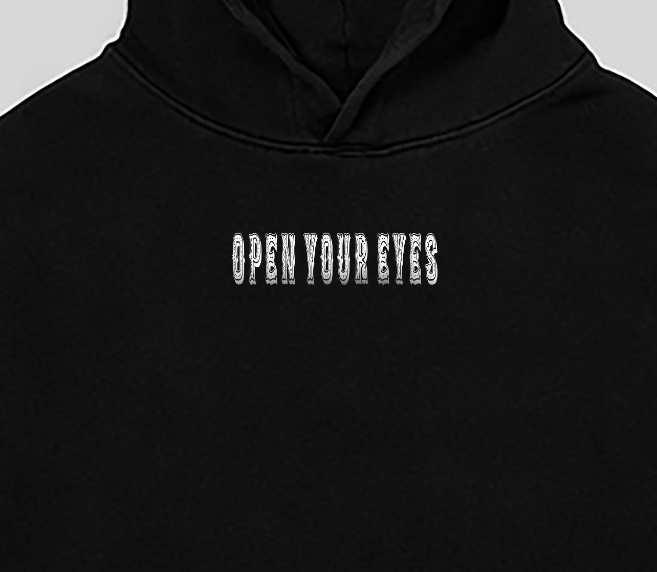 Open Your Eyes Oversized Box Fit Hoodie